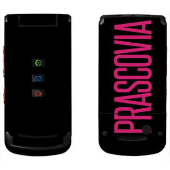   «Prascovia»   Motorola W270