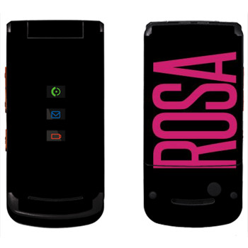   «Rosa»   Motorola W270