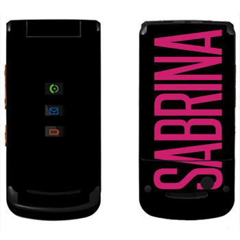   «Sabrina»   Motorola W270