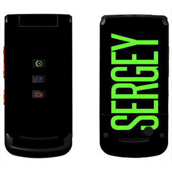   «Sergey»   Motorola W270