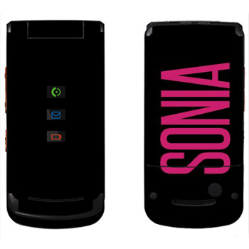   «Sonia»   Motorola W270