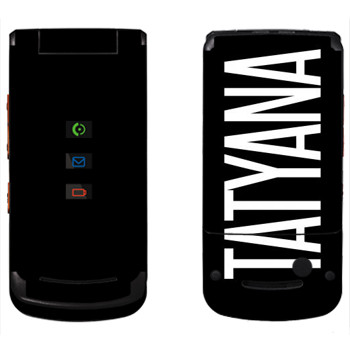   «Tatyana»   Motorola W270