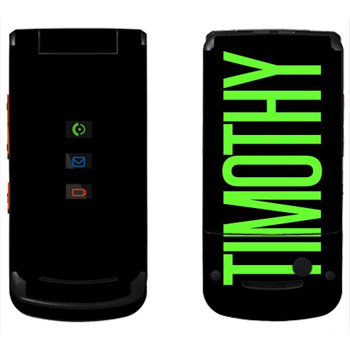   «Timothy»   Motorola W270