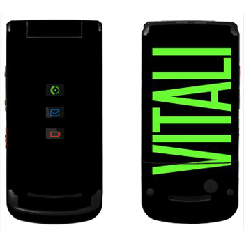   «Vitali»   Motorola W270