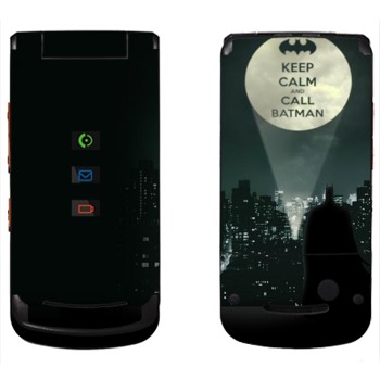   «Keep calm and call Batman»   Motorola W270