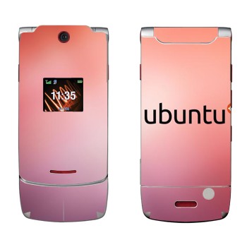   «Ubuntu»   Motorola W5 Rokr