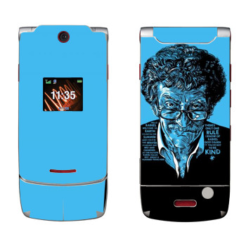   «Kurt Vonnegut : Got to be kind»   Motorola W5 Rokr