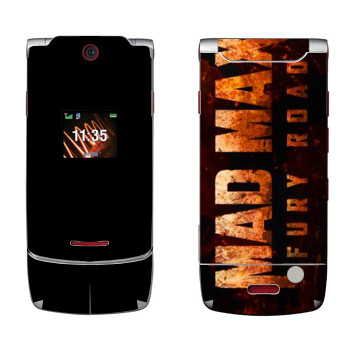   «Mad Max: Fury Road logo»   Motorola W5 Rokr