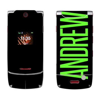   «Andrew»   Motorola W5 Rokr