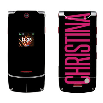   «Christina»   Motorola W5 Rokr