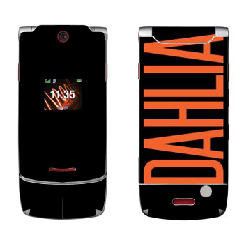   «Dahlia»   Motorola W5 Rokr