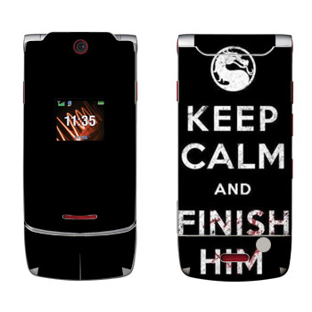   «Keep calm and Finish him Mortal Kombat»   Motorola W5 Rokr