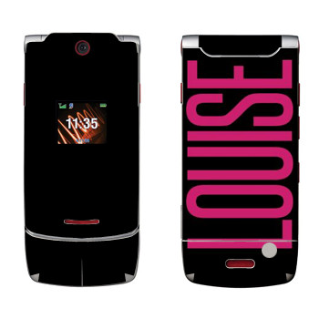   «Louise»   Motorola W5 Rokr