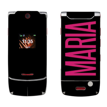   «Maria»   Motorola W5 Rokr