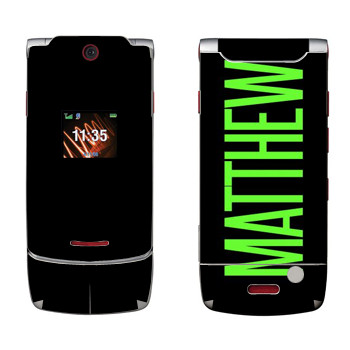   «Matthew»   Motorola W5 Rokr