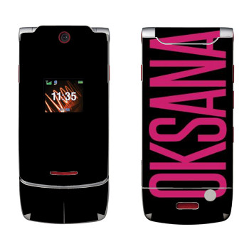   «Oksana»   Motorola W5 Rokr