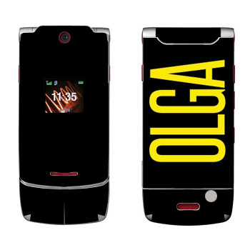   «Olga»   Motorola W5 Rokr