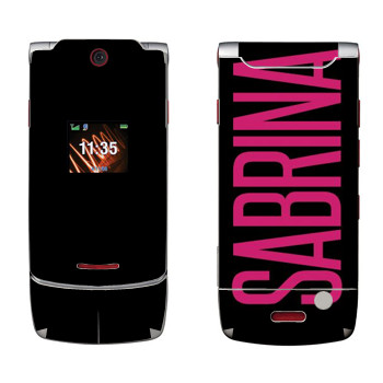   «Sabrina»   Motorola W5 Rokr