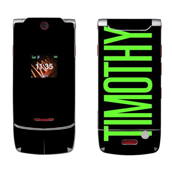   «Timothy»   Motorola W5 Rokr