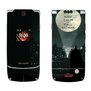   «Keep calm and call Batman»   Motorola W5 Rokr