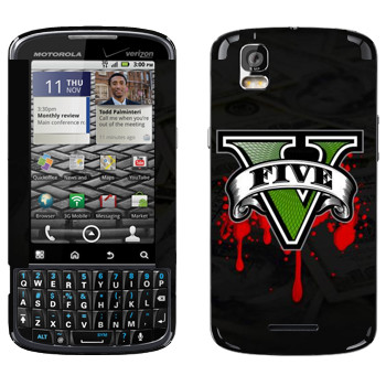   «GTA 5 - logo blood»   Motorola XT610 Droid Pro