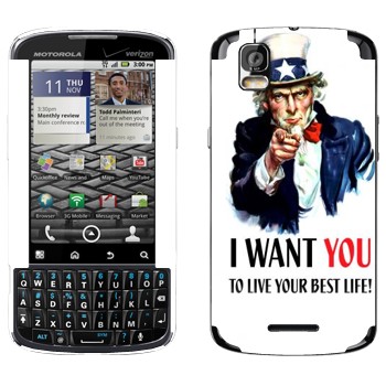   « : I want you!»   Motorola XT610 Droid Pro