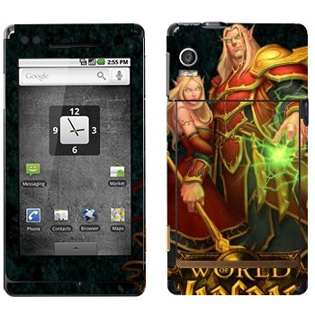   «Blood Elves  - World of Warcraft»   Motorola XT702 Milestone