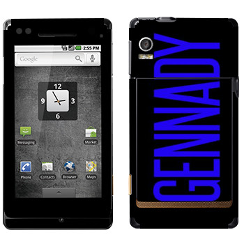   «Gennady»   Motorola XT702 Milestone