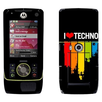   «I love techno»   Motorola Z8 Rizr