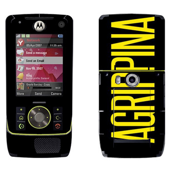   «Agrippina»   Motorola Z8 Rizr