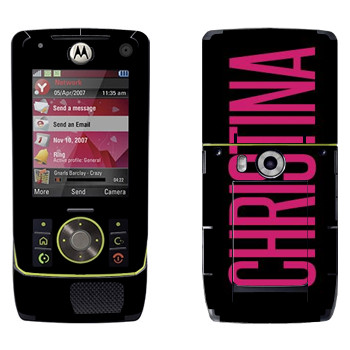   «Christina»   Motorola Z8 Rizr