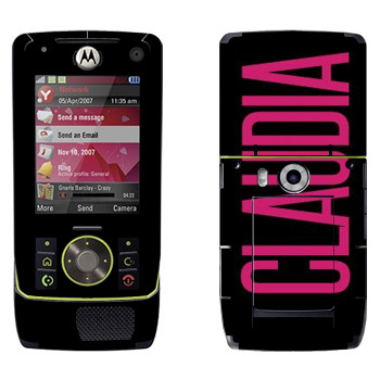   «Claudia»   Motorola Z8 Rizr
