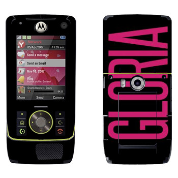   «Gloria»   Motorola Z8 Rizr