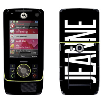  «Jeanne»   Motorola Z8 Rizr