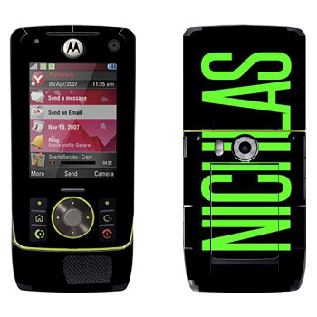   «Nichlas»   Motorola Z8 Rizr