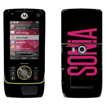   «Sonia»   Motorola Z8 Rizr