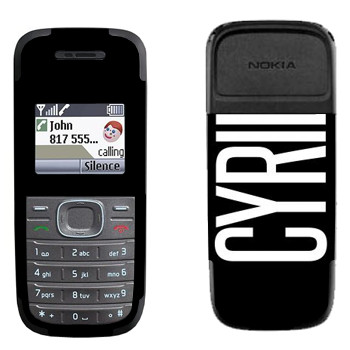   «Cyril»   Nokia 1200, 1208