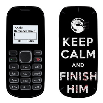  «Keep calm and Finish him Mortal Kombat»   Nokia 1280