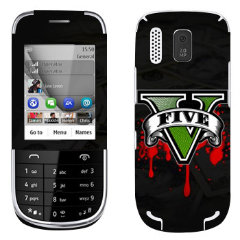   «GTA 5 - logo blood»   Nokia 202 Asha