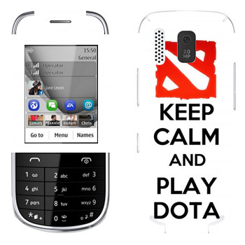   «Keep calm and Play DOTA»   Nokia 202 Asha