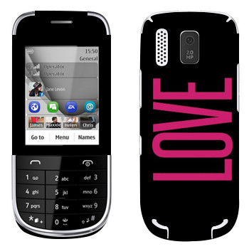   «Love»   Nokia 202 Asha