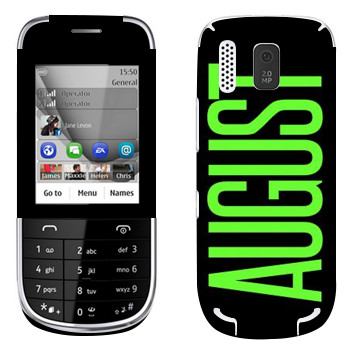   «August»   Nokia 203 Asha
