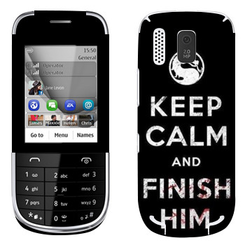   «Keep calm and Finish him Mortal Kombat»   Nokia 203 Asha