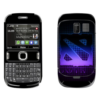   «Dota violet logo»   Nokia 302 Asha