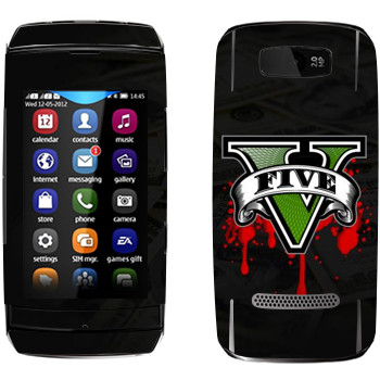   «GTA 5 - logo blood»   Nokia 305 Asha