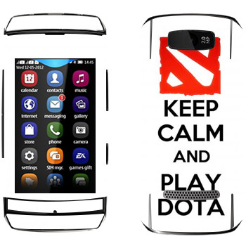   «Keep calm and Play DOTA»   Nokia 305 Asha
