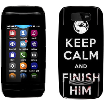   «Keep calm and Finish him Mortal Kombat»   Nokia 305 Asha
