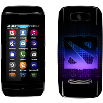   «Dota violet logo»   Nokia 306 Asha