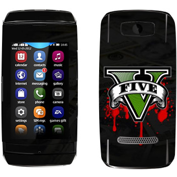   «GTA 5 - logo blood»   Nokia 306 Asha