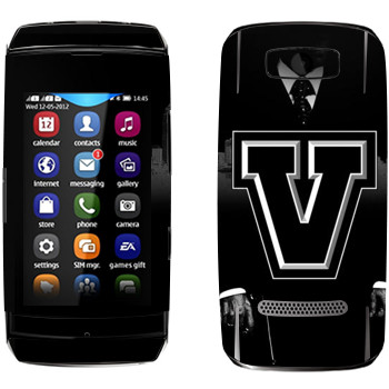   «GTA 5 black logo»   Nokia 306 Asha